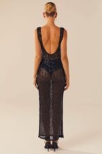Odelia Backless Sequins Midi Dress - Image 14