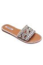 Pansy Wavy Crystal Patterns Flat Slipper - Image 2