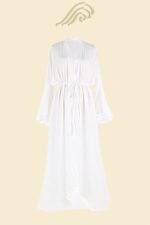 Elvira Button-up Drawstring Maxi Cover-up - Image 6