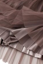 Reversible Two-way Pleated Midi Skirt - Image 7