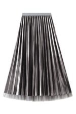Reversible Two-way Pleated Midi Skirt - Image 2
