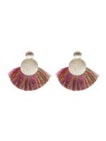 Ruth Metal Tassel Earrings - Image 6