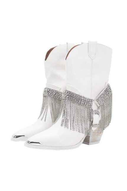 Serena Diamante Tassel Western Boots