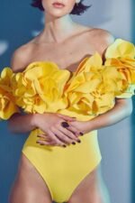 Susan Sculpt Flower Two-pieces Swim Set - Image 2