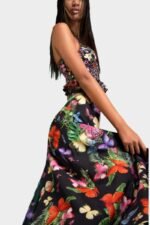 Trina Butterfly Printed High Slit Set - Image 3