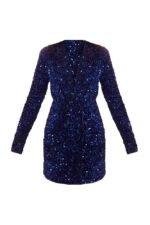 Yedda V-neck Sequins Blazer Mini Dress - Image 10