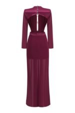 Yvonne Cut-out Backless Maxi Dress - Image 5