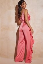 Agnes Ruffle V-neck Jumpsuit - Image 3
