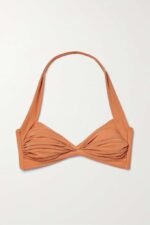 Brina Ruched Halterneck Three-piece Swim Set - Image 4