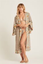 Hazel Printed Beach Cover-up