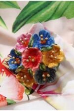 Ivy Printed Shirred Bodice Flare Mini Dress - Image 6