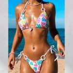 Jean Printed Loop Bikini - Image 9