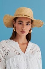 PHhyllis Trimed Straw Hat - Image 2