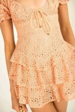 Sonia Lace Tiered Mini Dress - Image 7