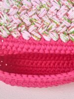 Tara Contrast Color Weave Tassel Flap Bag - Image 4