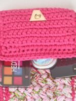 Tara Contrast Color Weave Tassel Flap Bag - Image 3