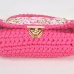 Tara Contrast Color Weave Tassel Flap Bag - Image 6